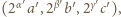 (2α a ′,2β b′,2 γ c′ ),