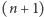 |(n+ 1) 