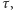 |τ,