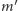 m