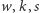 w,