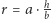 | h r = a ⋅b 