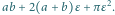  2 ab 2 a b ε πε. 