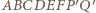 |ABCDEFP 