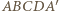 |ABCDA 