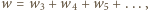 w 