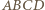 |ABCD 