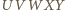 Y UV 