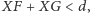 F+XG<d,X 