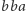 bba 