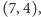 |(7,4), 