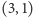 (3,1) 