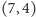 (7,4) 