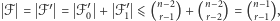 | ℱ = ℱ′ = ℱ0′ + ℱ′1 ⩽ (nr−−21) + (nr−−22) = (nr−− 11),