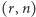 |(r,n) 