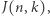 J(n, | k),