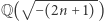  √ --------- Q( − (2n+ 1)) 