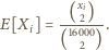 E[Xi] 