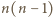 | n(n −1) 