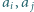 ai,a j 