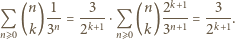  n 1 3 n 2k+1 3 Q ( ) -n-= -k+1-⋅Q ( )-n+1 = -k+1. nE0 k 3 2 nE0 k 3 2 