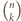 (n) k 