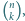 (n), k 