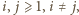 i, j⩾ 1,i≠ j, 
