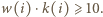 |w(i)