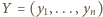 |Y = (y,...,y ) 1 n 