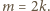 m