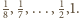 18 |-, 17,..., 12,1.