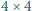 |4× 4 