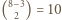 (8−3) = 10 2 