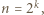 |n = 2k, 