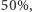 |50%, 