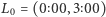 L = (0 00,3 00) 0 