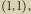 |1,1 ,