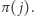 π ( j).