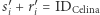 s′i + r′i = IDCelina 