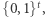 {0,1}t, 