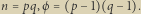 |n pq,ϕ p 1 q 1 .