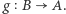 g B A. 