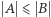  A ⩽ B 