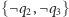 |{¬q2,¬q3} 