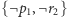 |{¬p1,¬r2} 