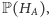 | P(HA), 