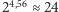 24,56≈ 24 