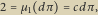 2 µ1 dπ cdπ, 