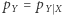 p = p Y YSX 